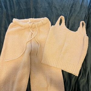 SKIMS Soft Cream Knitwear Set